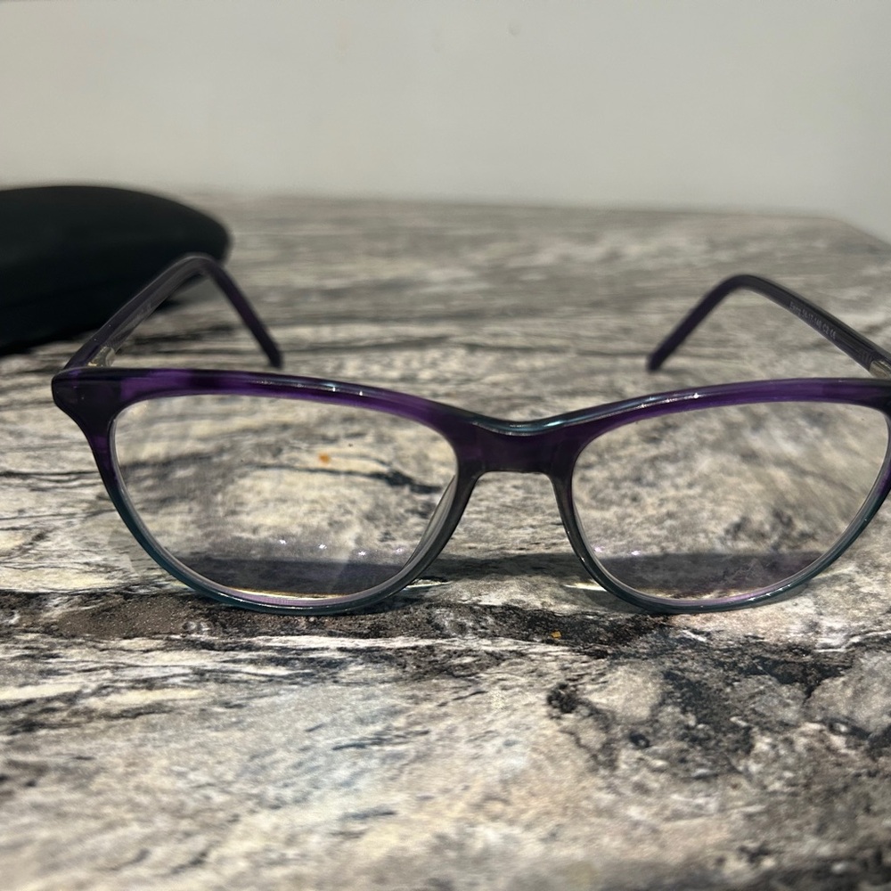 Purple Rectangular Glasses Lumio - image 3